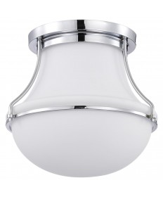 Nuvo Lighting 60/7871 Valdora 1 Light Flush Mount 14 Inches Polished