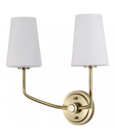 Nuvo Lighting 60/7882 Cordello 2 Light Sconce Vintage Brass Finish