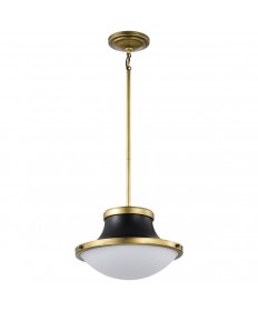 Nuvo Lighting 60/7907 Lafayette 1 Light Pendant 14 Inches Matte Black