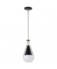 Nuvo Lighting 60/7912 Admiral 1 Light Pendant 6 Inches Matte Black and