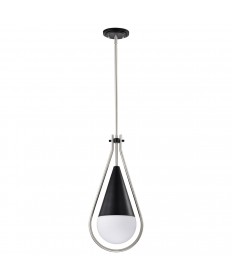 Nuvo Lighting 60/7913 Admiral 1 Light Pendant 10 Inches Matte Black