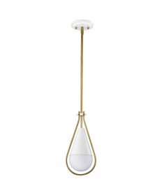 Nuvo Lighting 60/7922 Admiral 1 Light Pendant 6 Inches Matte White and