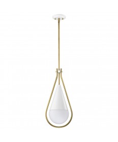 Nuvo Lighting 60/7923 Admiral 1 Light Pendant 10 Inches Matte White