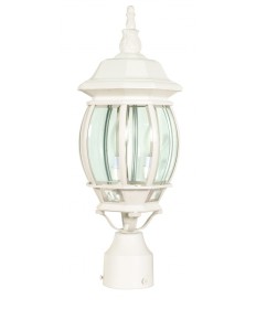 Nuvo Lighting 60/897 Central Park 3 Light 21 inch Post Lantern with Clear Beveled Glass