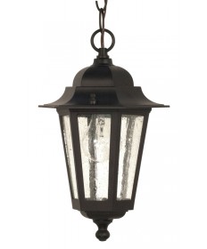 Nuvo Lighting 60/993 Cornerstone 1 Light 13 inch Hanging Lantern with Clear Seed Glass