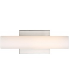 Nuvo Lighting 62/1321 Bend LED Small Vanity Brushed Nickel Finish with