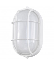 Nuvo Lighting 62/1390 LED Oval Bulk Head Fixture White Finish with