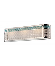 Nuvo Lighting 62/144 Raindrop 3 Module Vanity with White Glass and