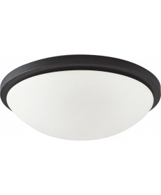 Nuvo Lighting 62/1442 Button LED 11 in. Flush Mount Fixture Black