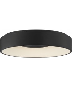 Nuvo Lighting 62/1454 Orbit 30W LED Flush Mount Black Finish