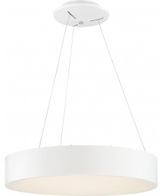 Nuvo Lighting 62/1455 Orbit 20W LED Pendant White Finish