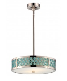Nuvo Lighting 62/146 Raindrop 2 Module Small Pendant with White Glass