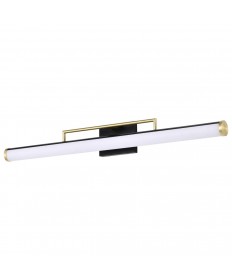 Nuvo Lighting 62/1539 Solano Large Vanity LED Black and Brushed Brass