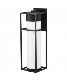 Nuvo Lighting 62/1613 Ledges 10W LED Large Wall Lantern Matte Black