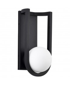 Nuvo Lighting 62/1619 Cradle 6W LED Medium Wall Lantern Matte Black