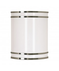 Nuvo Lighting 62/1645 Glamour LED 9 inch Wall Sconce Brushed Nickel