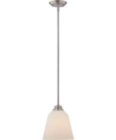 Nuvo Lighting 62/362 Calvin 1 Light Mini Pendant with Satin White