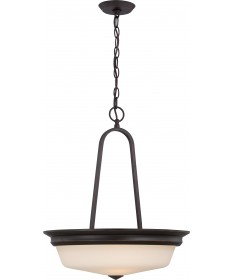 Nuvo Lighting 62/375 Calvin 3 Light Pendant with Satin White Glass LED