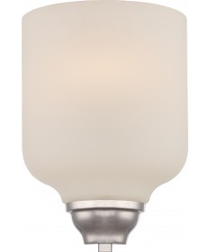 Nuvo Lighting 62/381 Kirk 1 Light Wall Sconce with Etched Opal Glass