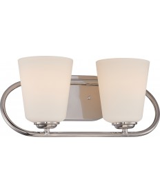 Nuvo Lighting 62/407 Dylan 2 Light Vanity Fixture with Satin White