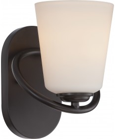 Nuvo Lighting 62/416 Dylan 1 Light Vanity Fixture with Satin White