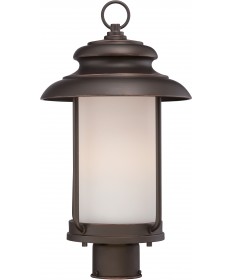 Nuvo Lighting 62/634 Bethany LED Outdoor Post with Satin White Glass