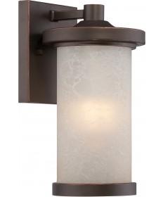 Nuvo Lighting 62/641 Diego LED Outdoor Small Wall with Satin Amber