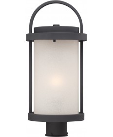 Nuvo Lighting 62/654 Willis LED Outdoor Post with Antique White Glass