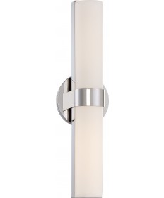 Nuvo Lighting 62/722 Bond Double 17-1/2" LED Vanity with White Acrylic