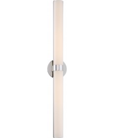 Nuvo Lighting 62/724 Bond Double 37-3/8" LED Vanity with White Acrylic