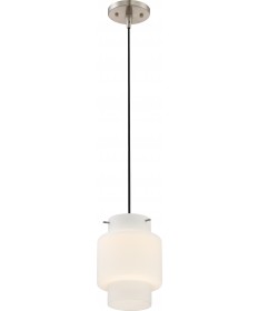 Nuvo Lighting 62/877 Del LED Mini Pendant with White Opal Glass
