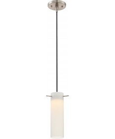 Nuvo Lighting 62/953 Pulse LED Mini Pendant with White Opal Glass