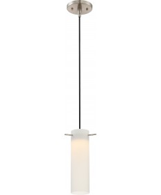Nuvo Lighting 62/953 Pulse LED Mini Pendant with White Opal Glass
