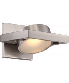 Nuvo Lighting 62/994 Hawk LED Pivoting Head Wall Sconce Brushed Nickel