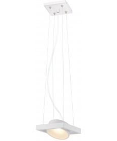 Nuvo Lighting 62/995 Hawk LED Pivoting Head Pendant White Finish Lamp