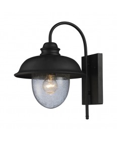 ELK Lighting 62000-1 Streetside Cafe 1 Light Outdoor Sconce in Matte Black