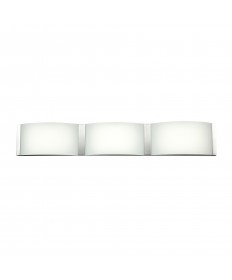 Access Lighting 62297LEDD-BS/OPL Wave 3-Light Dimmable LED Vanity