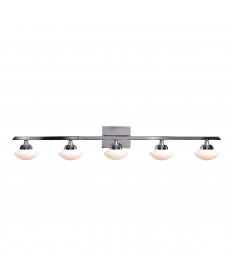 Access Lighting 62494LEDD-CH/OPL Atomiser 5-Light Dimmable LED Vanity