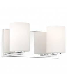 Access Lighting 62581LEDDLP-CH/OPL Oslo 2 Light Bath Vanity