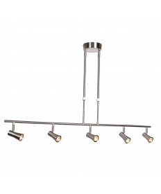 Access Lighting 63065LEDD-BS Sleek 5-Light Dimmable LED Spotlight