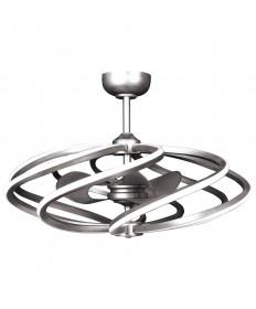 Access Lighting 63114LEDD-BS Vortex (l) 8-Light LED Pendant with Fan