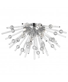 Access Lighting 63120LEDDLP-CH/CLR Burst 6 Light Flush Mount