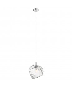 Access Lighting 63128LEDDLP-MSS/CLR Boulder 1 Light Pendant