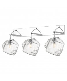 Access Lighting 63130LEDDLP-MSS/CLR Boulder 3 Light Wall / Vanity