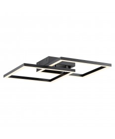Access Lighting 63966LEDD-BL/ACR Squared Dimmable LED Ceiling or Wall