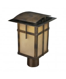 ELK Lighting 64013-1 San Fernando 1 Light Title 24 Compliant LED Outdoor Post Light in Hazelnut Bronze