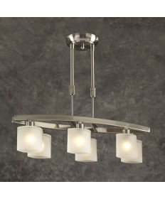 PLC Lighting 649 SN 6 Light Pendant Wyndham Collection