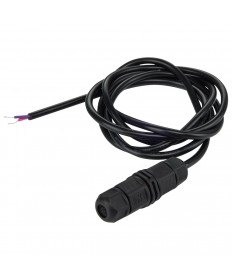 Nuvo Lighting 65/169 Whip Connector 5.5 Foot IP68 Rated Black 0-10V