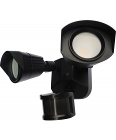 Nuvo Lighting 65/221 LED Security Light Dual Head Black Finish 4000K