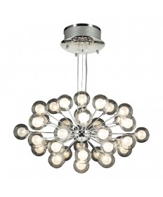 PLC Lighting 72108 PC 37 Light Chandelier Coupe Collection